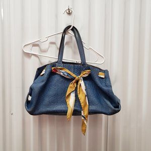 Carolina Herrera Leather Satchel Bag Tote